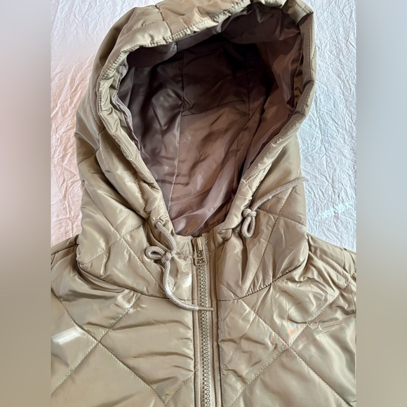 Ashley By 26 International Women's Olive Quilted Puffer Jacket - Picture 4 of 11